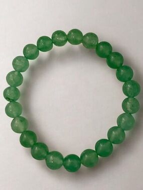 Green Aventurine Beaded Bracelet Handcrafted 8mm New